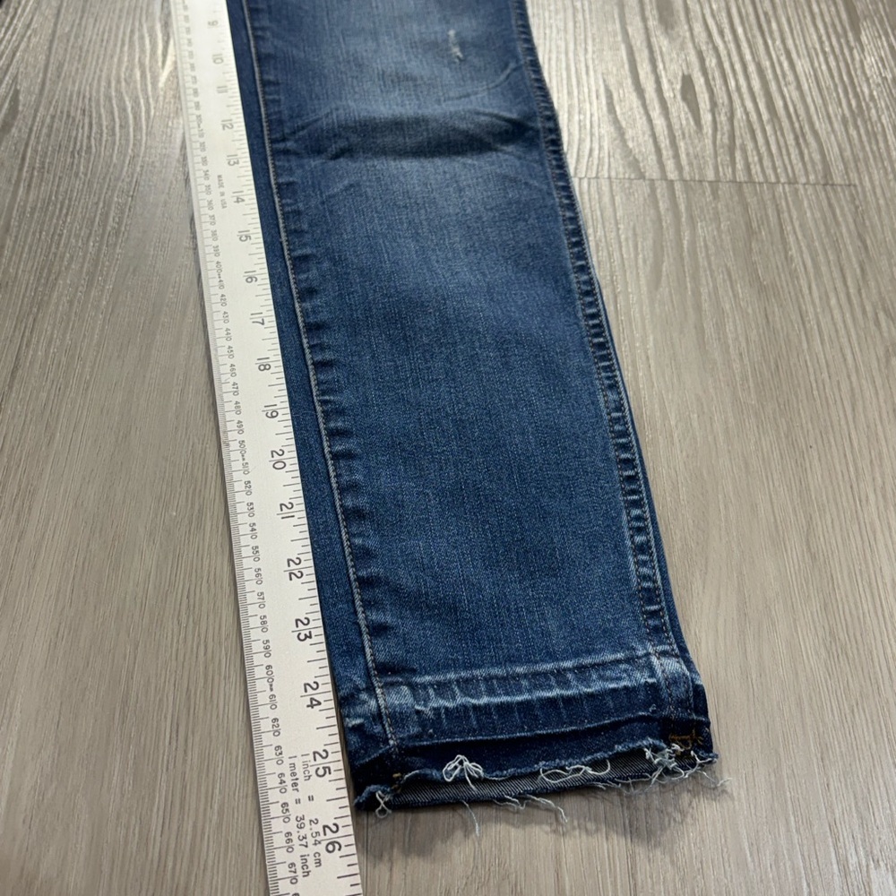 NWT Madewell Tall 10" High-Rise Skinny Jeans: Drop-Hem Edition Size 25 - Picture 11 of 13